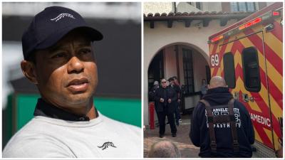 Tiger Woods forced to WD as paramedics and fire trucks arrive as precaution