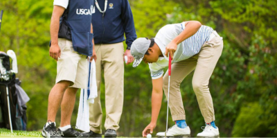 When your drop hits your foot - what's the golf rule in this scenario?
