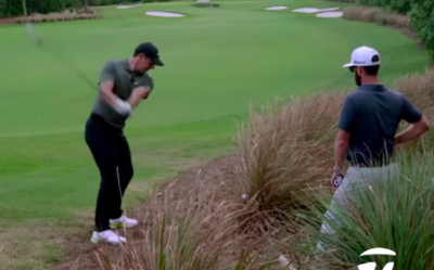 Rory McIlroy hits INCREDIBLE recovery shot in new TaylorMade video