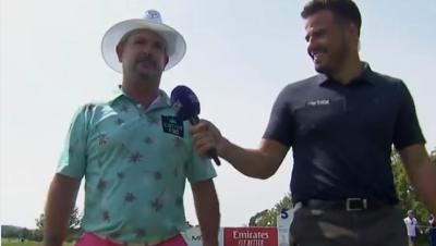 Rory Sabbatini uses bizarre golf bag at Czech Masters on DP World Tour