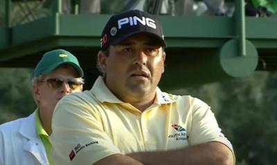 Golf fans stunned as out of prison Angel Cabrera nearly beats PGA Tour wannabes