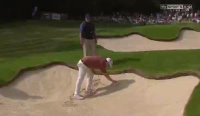 is branden grace's free drop from sand the most fortuitous ruling ever?