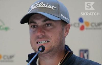 WATCH: Justin Thomas shuts down journalist after making false comment!