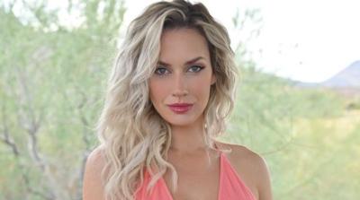 Paige Spiranac celebrates The Open by cracking a joke about her... you know