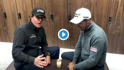 Phil Mickelson joined by Padraig Harrington for Phireside with Phil