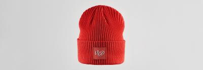 VICE BEANIE RIBBED CORAL