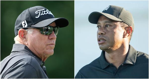 Butch Harmon and Tiger Woods