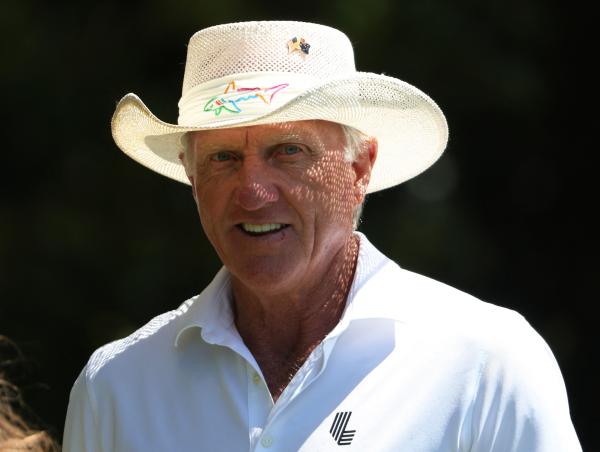 Greg Norman at the 2024 Masters