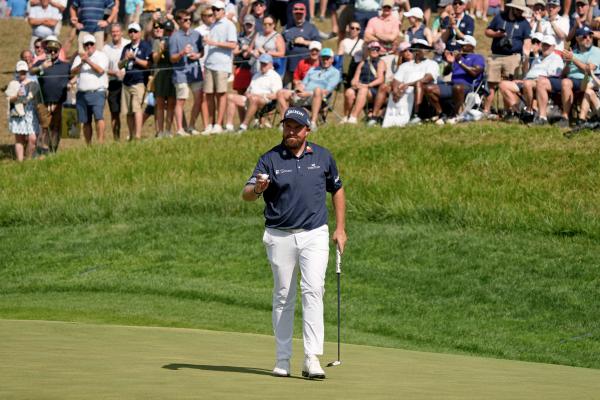 Shane Lowry with most Shane Lowry reaction ever to 62 (!) at Valhalla