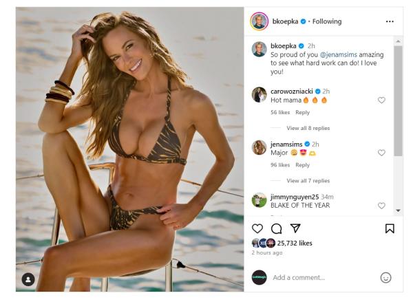 The timing of Koepka's latest post has raised eyebrows
