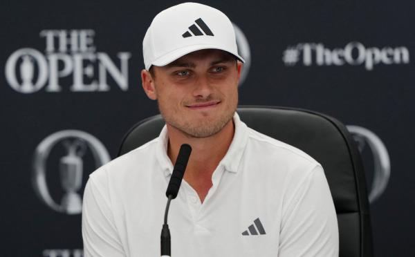 Aberg regrets misconduct that cost him Scottish Open