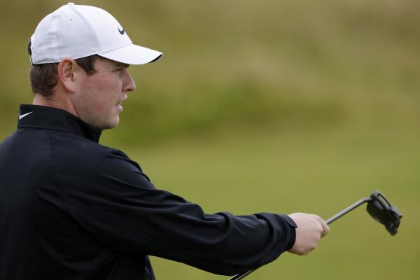 McIntyre dinsdag tijdens de training op The Open