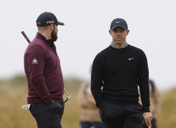 Tyrrell Hatton and Rory McIlroy