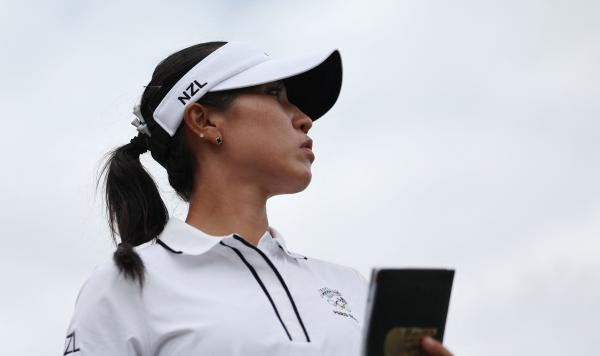 Lydia Ko holds a share of the lead at the Olympics