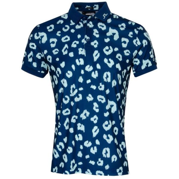 J Lindeberg Tour Tech Print Polo Shirt