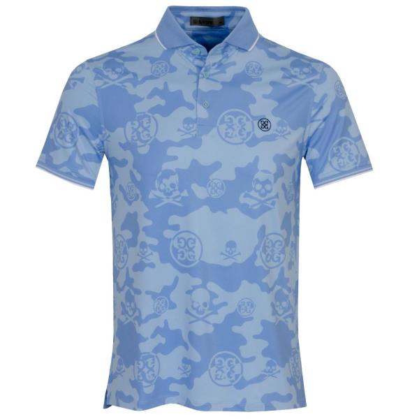 G/FORE Explored Camo Tech Jersey Golf Polo Shirt