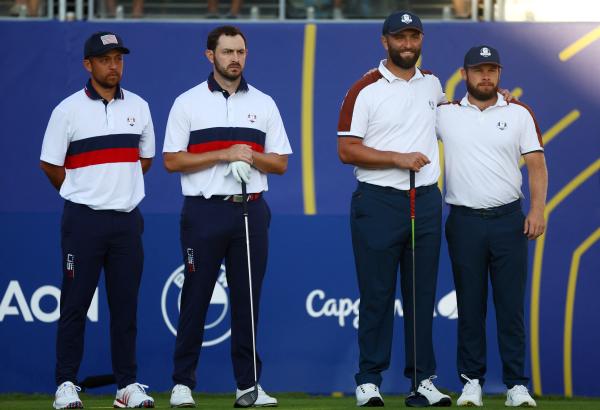 Xander Schauffele, Patrick Cantlay, Jon Rahm, Tyrrell Hatton