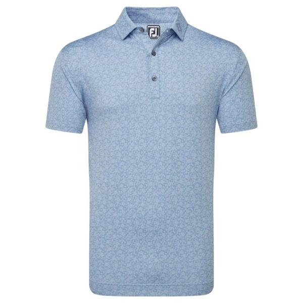 FootJoy Painted Floral Lisle Golf Shirt