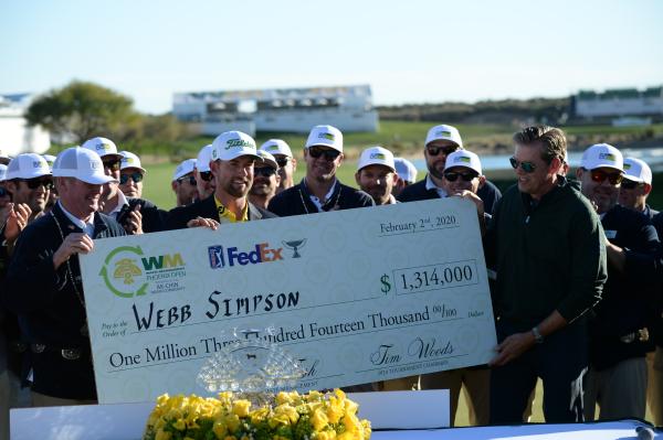 How much every golfer won at the Waste Management Phoenix Open
