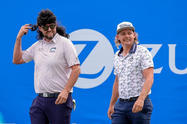 Golf fans react as Marc Leishman starts COMPETITION for "Mullet Mates"