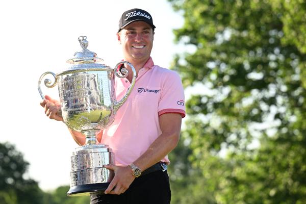 Justin Thomas beats Will Zalatoris in playoff to win US PGA Championship AGAIN