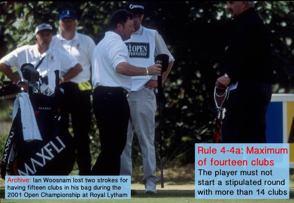 Golf Rule 4: Clubs