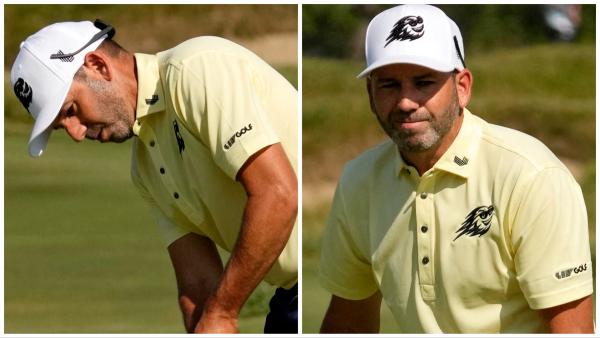 Sergio Garcia RAGES at cameraman after waving goodbye to The Open
