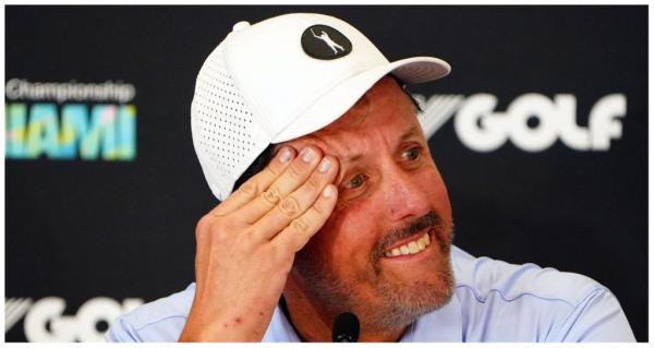 Golf fans all making the same joke after Phil Mickelson's Ryder Cup Friday video