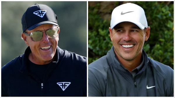 Phil Mickelson and Brooks Koepka climb combined 432 rungs on World Golf ladder!
