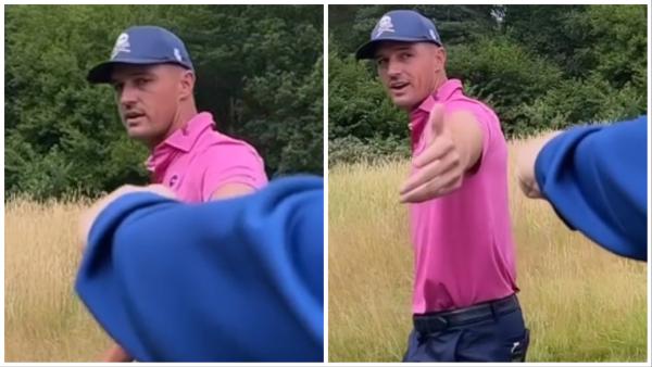 WATCH: Bryson DeChambeau's painfully awkward moment at LIV Golf London