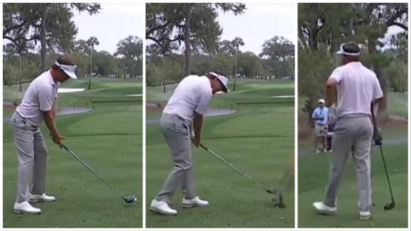 PGA Tour pro SMASHES driver into tee box just as buzzer goes at The Players!