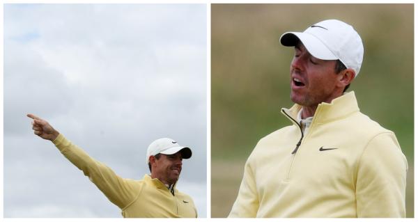 Rory McIlroy tee shot fractures spectator's hand on day one of The Open