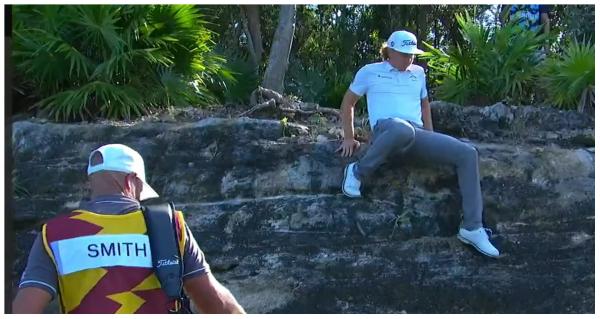 PGA Tour pro chimes in after Cameron Smith goes ROCK CLIMBING at LIV opener