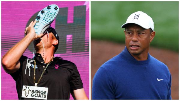 Tiger Woods appears to be paying attention to LIV Golf according to LIV player