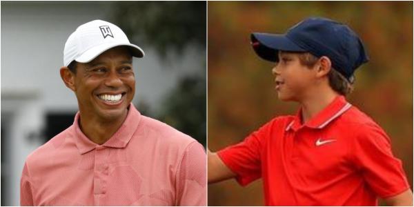 Tiger Woods interview: ICYMI, how Charlie gets HOT DOGS if he beats his father