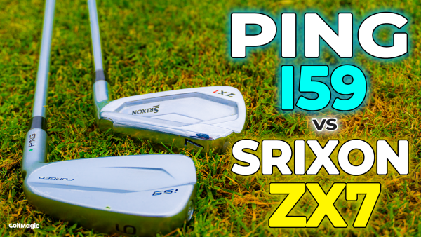 NEW PING i59 IRONS vs SRIXON ZX7 IRONS! Do the Srixon clubs out-perform PING?