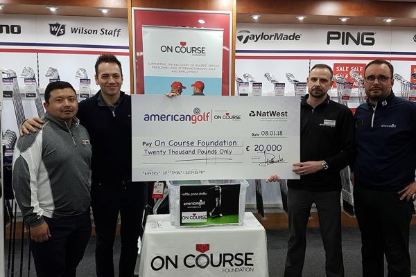 American Golf customers raise £20k for On Course Foundation