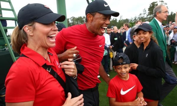 Twitter reacts after video emerges of Tiger Woods' son