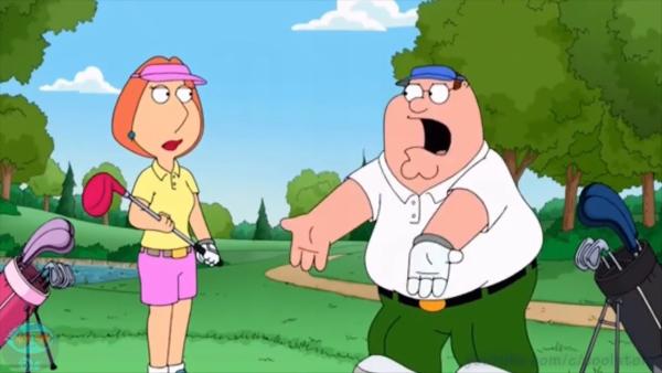 family guy - the four golf scenes