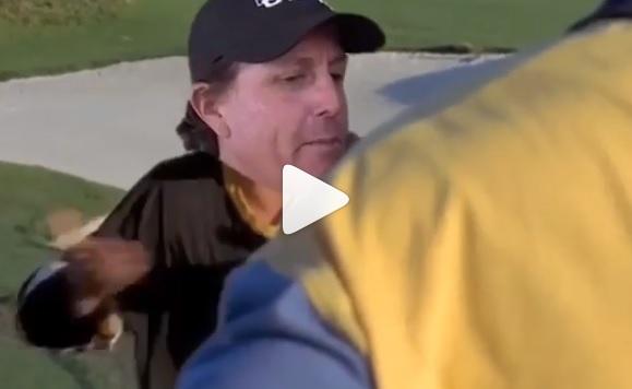 WATCH: The Happy Gilmore remake of Mickelson's moving ball incident!