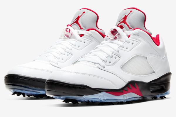 Nike Air Jordan 5 Low Golf Fire Red shoe is out on Friday | Golfmagic