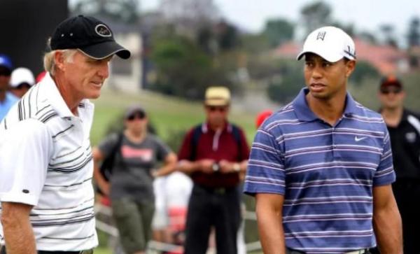 Tiger Woods takes pop at Greg Norman during Presidents Cup presser