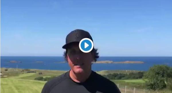 Phil Mickelson reveals why he's been out of the public