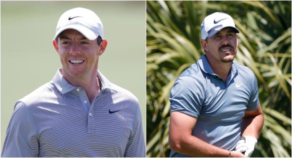 Golf fans react to Rory McIlroy and Brooks Koepka's SYNCHRONISED green walk