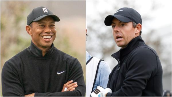 Rory McIlroy on Tiger Woods: "Even from the hospital bed he's giving me heat!"
