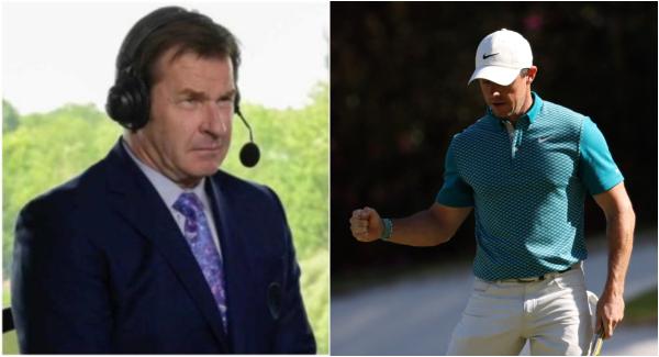 Sir Nick Faldo explains Rory McIlroy shot reveal: "That was my first c*** up"