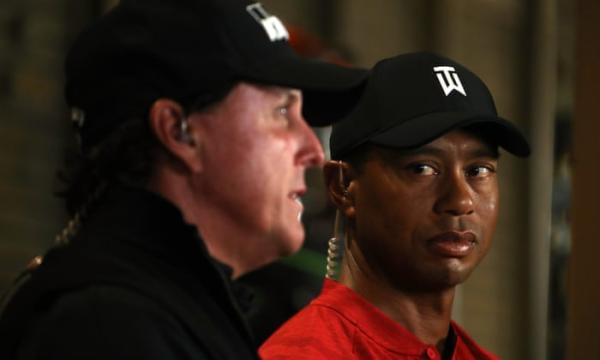 Phil Mickelson says "it's on" to golf match with Tiger Woods