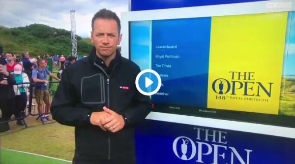 Hilarious Tiger Woods impression at the Open by Conor Sketches