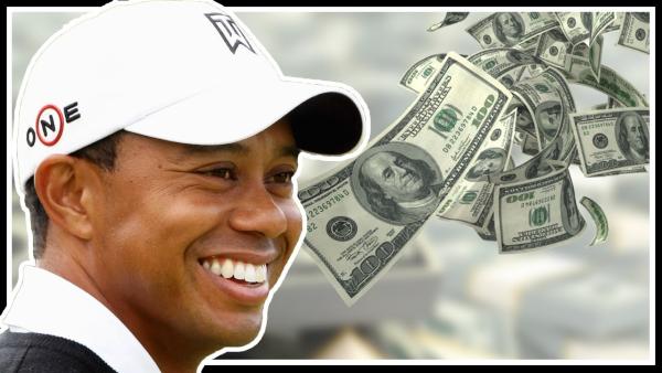 how much has tiger woods earned in each US state on the pga tour