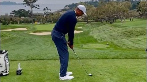 Tiger Woods holds junior event at Pebble Beach: "Looks ready for Augusta"